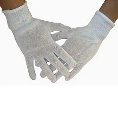 GUANTI FILO COTONE POLSINO ELASTICO 6,5 GUANTI FILO COTONE POLSINO ELASTICO 6,5
