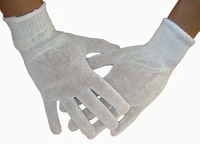 GUANTI FILO COTONE POLSINO ELASTICO 7,5 GUANTI FILO COTONE POLSINO ELASTICO 7,5