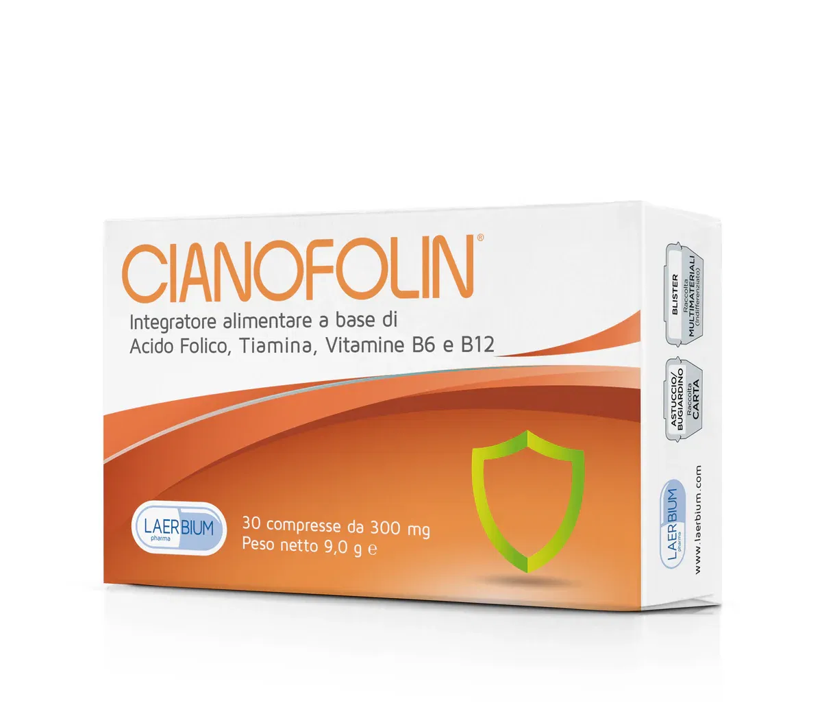 CIANOFOLIN 30 COMPRESSE RIVESTITE GASTRORESISTENTI