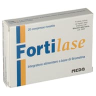 Integratore Fortilase con Bromelina, 20 compresse