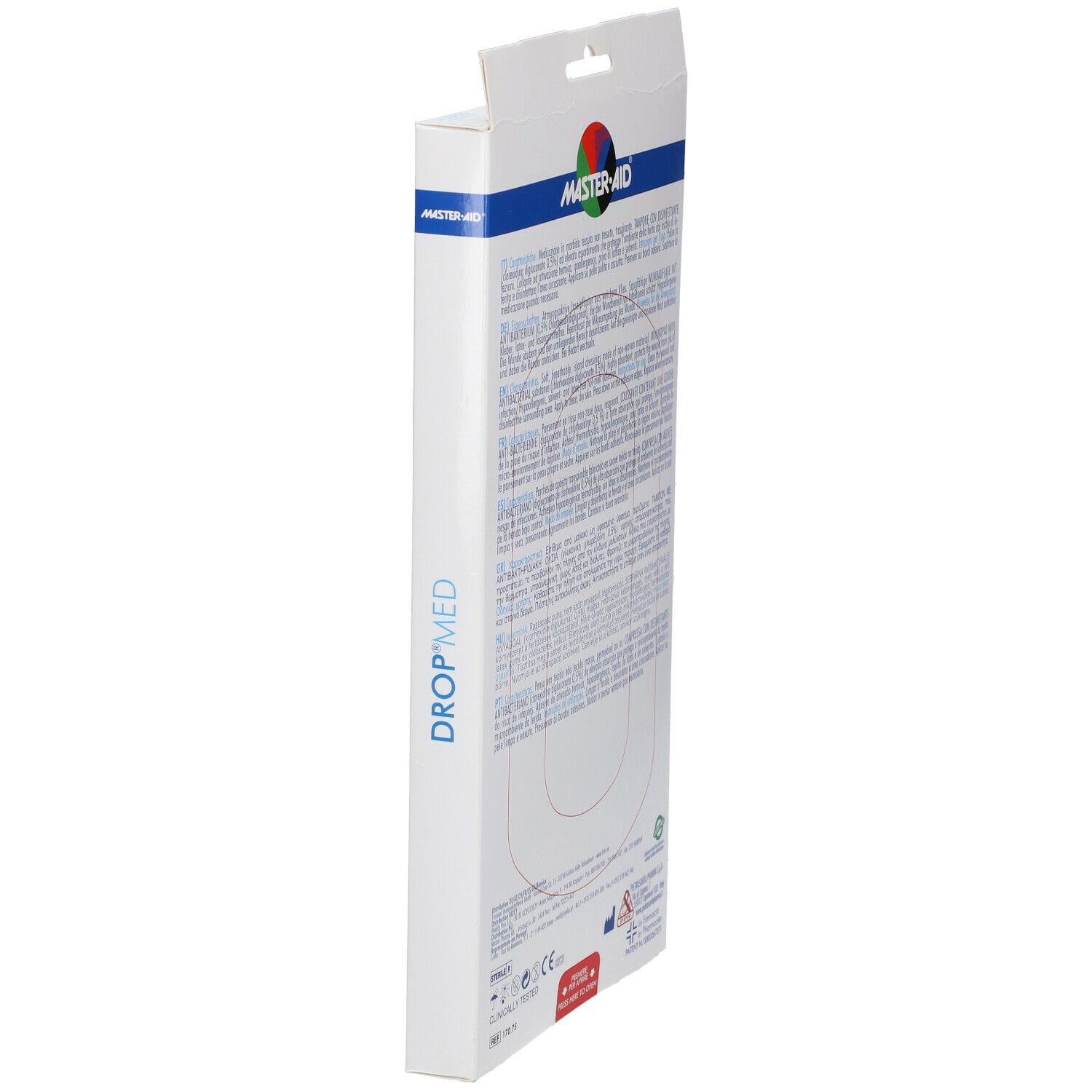 Medicazione autoadesiva Master-Aid Drop Med 10,5x18, 5 pezzi
