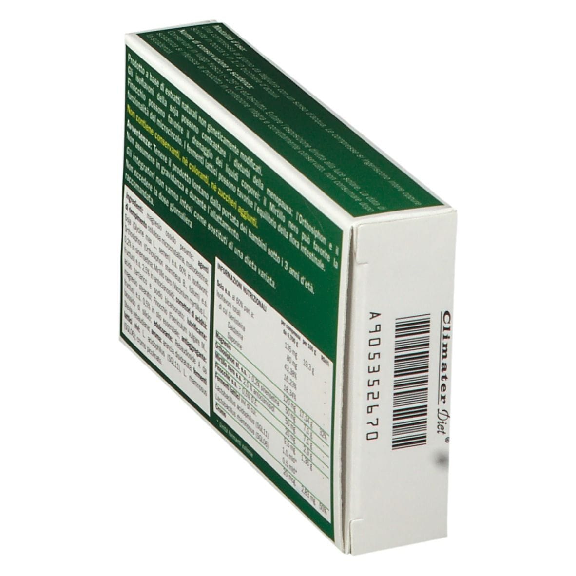 Integratore Climater Diet per la menopausa, 20 compresse