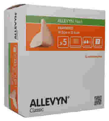 Medicazione Idrocellulare Allevyn Tallone 10,5x13,5cm, 5 pz