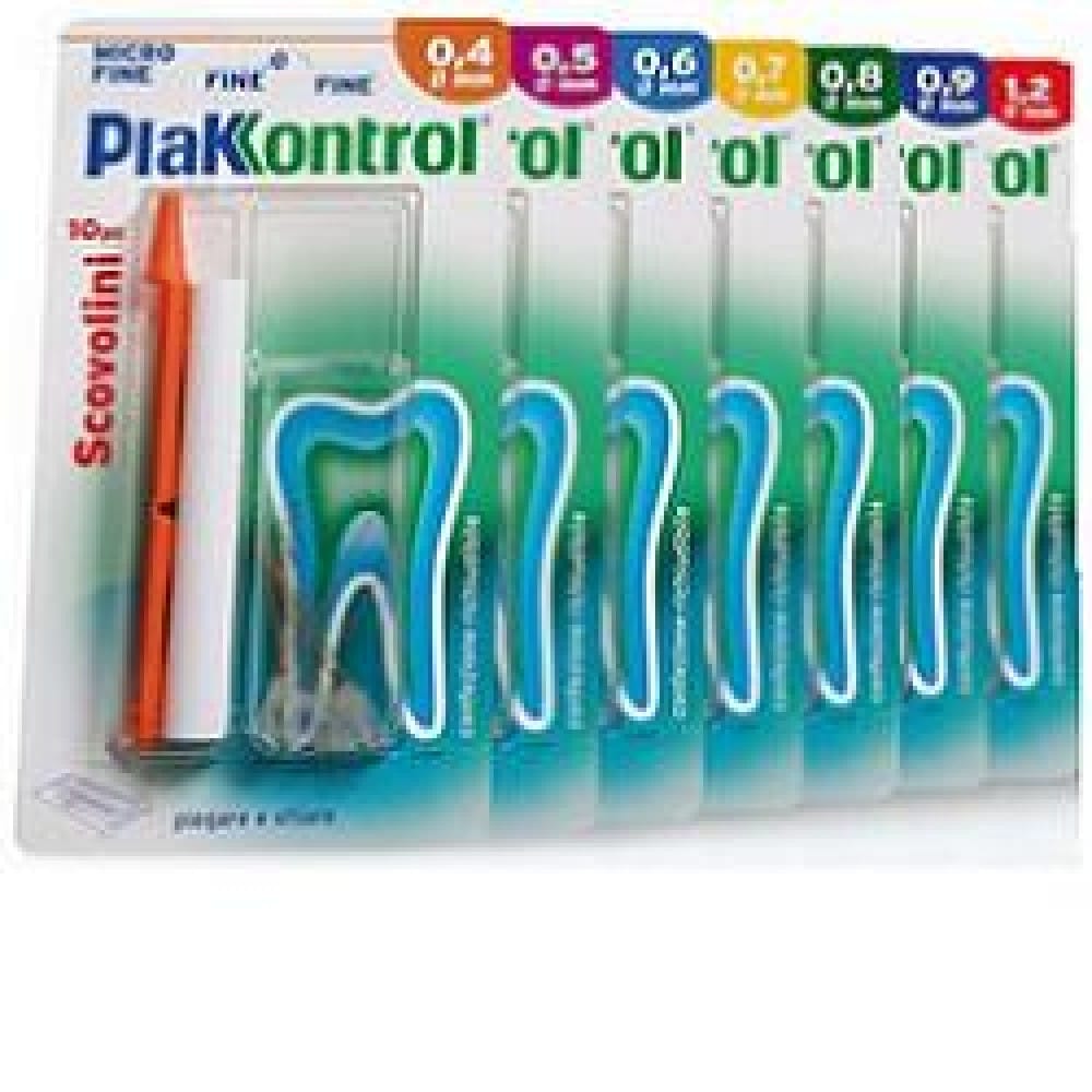 Scovolino interdentale Plakkontrol Minigrip 1,2mm, 10 pezzi