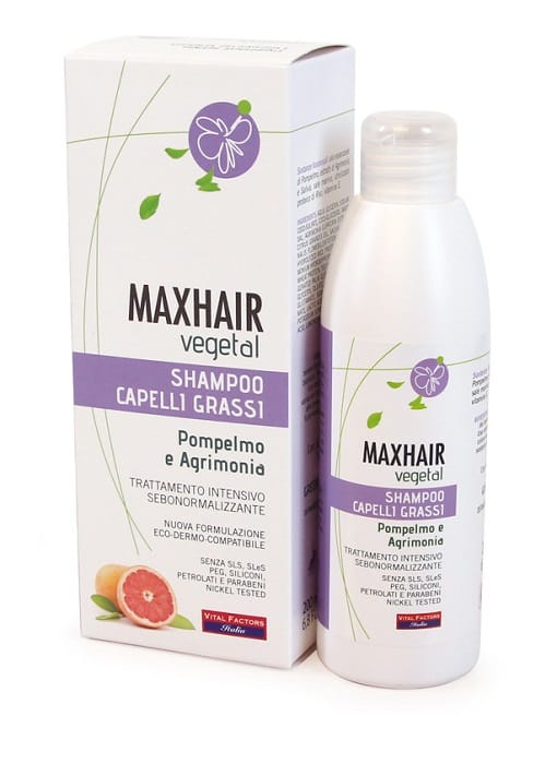 Shampoo MaxHair Vegetal per capelli grassi, 200ml