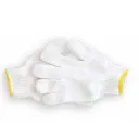 GUANTO COTONE NATURALE 100% MONOFILO BIANCO TAGLIA 7 1 PAIO