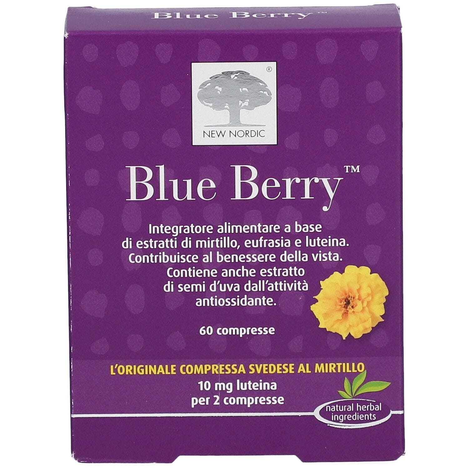 BLUE BERRY 60 COMPRESSE