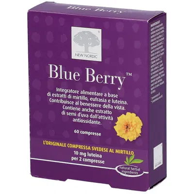 BLUE BERRY 60 COMPRESSE BLUE BERRY 60 COMPRESSE
