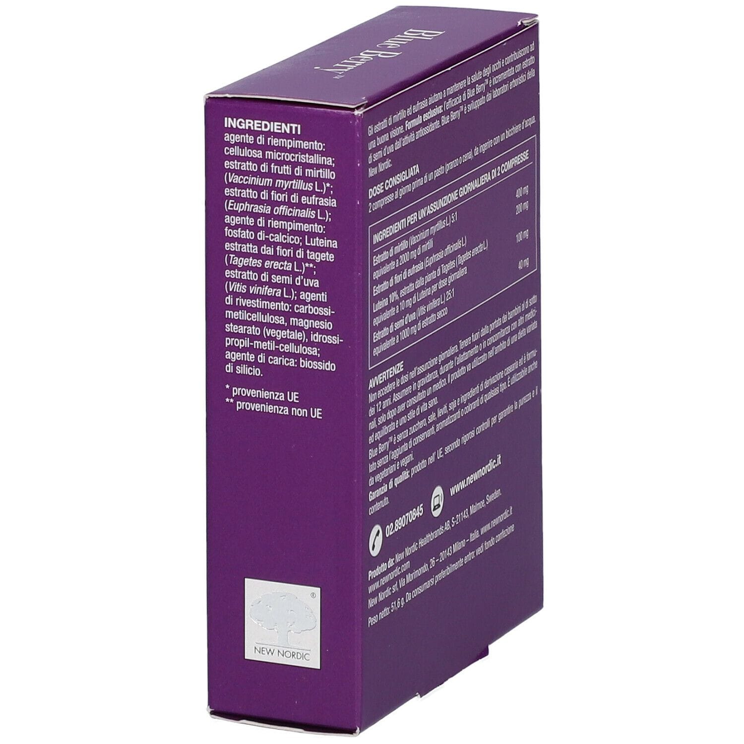 BLUE BERRY 60 COMPRESSE