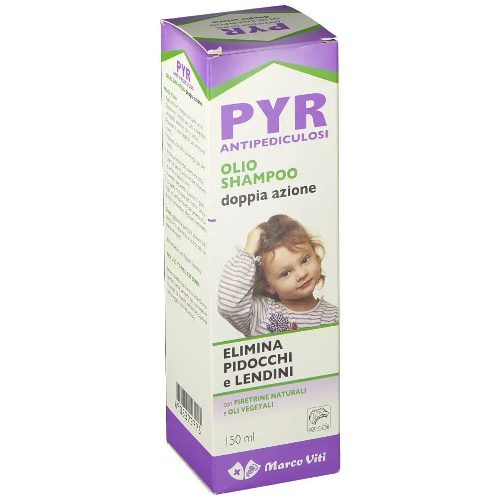 Shampoo PYR Doppia Azione contro pidocchi e lendini 150ml