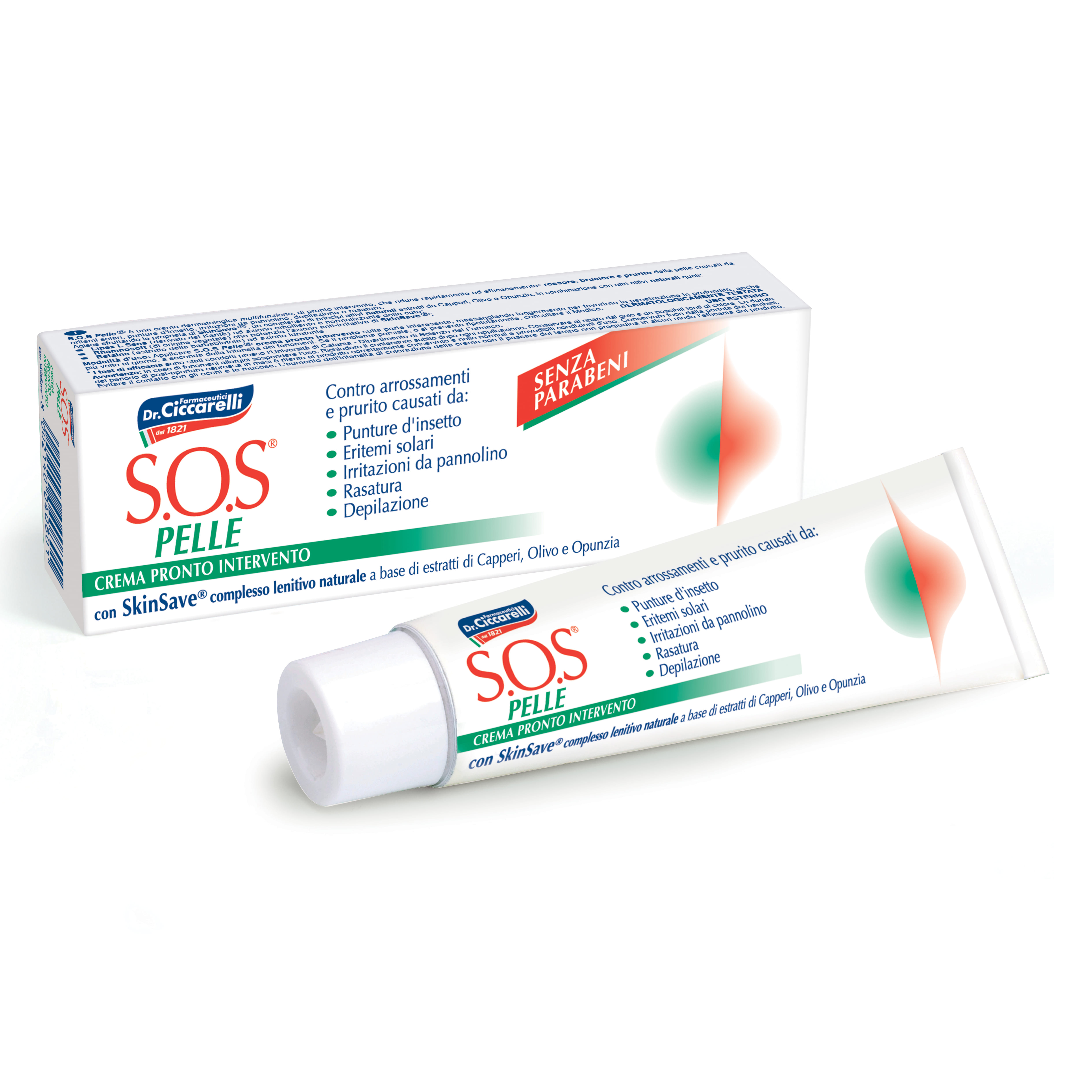Crema lenitiva SOS Pelle Ciccarelli 75ml pronto intervento