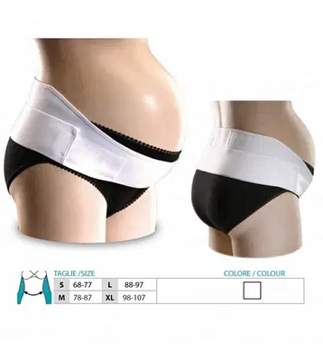 JOLIE MAMAN 1410 FASCIA REGOLABILE PER GESTANTE BIANCO L JOLIE MAMAN 1410 FASCIA REGOLABILE PER GESTANTE BIANCO L