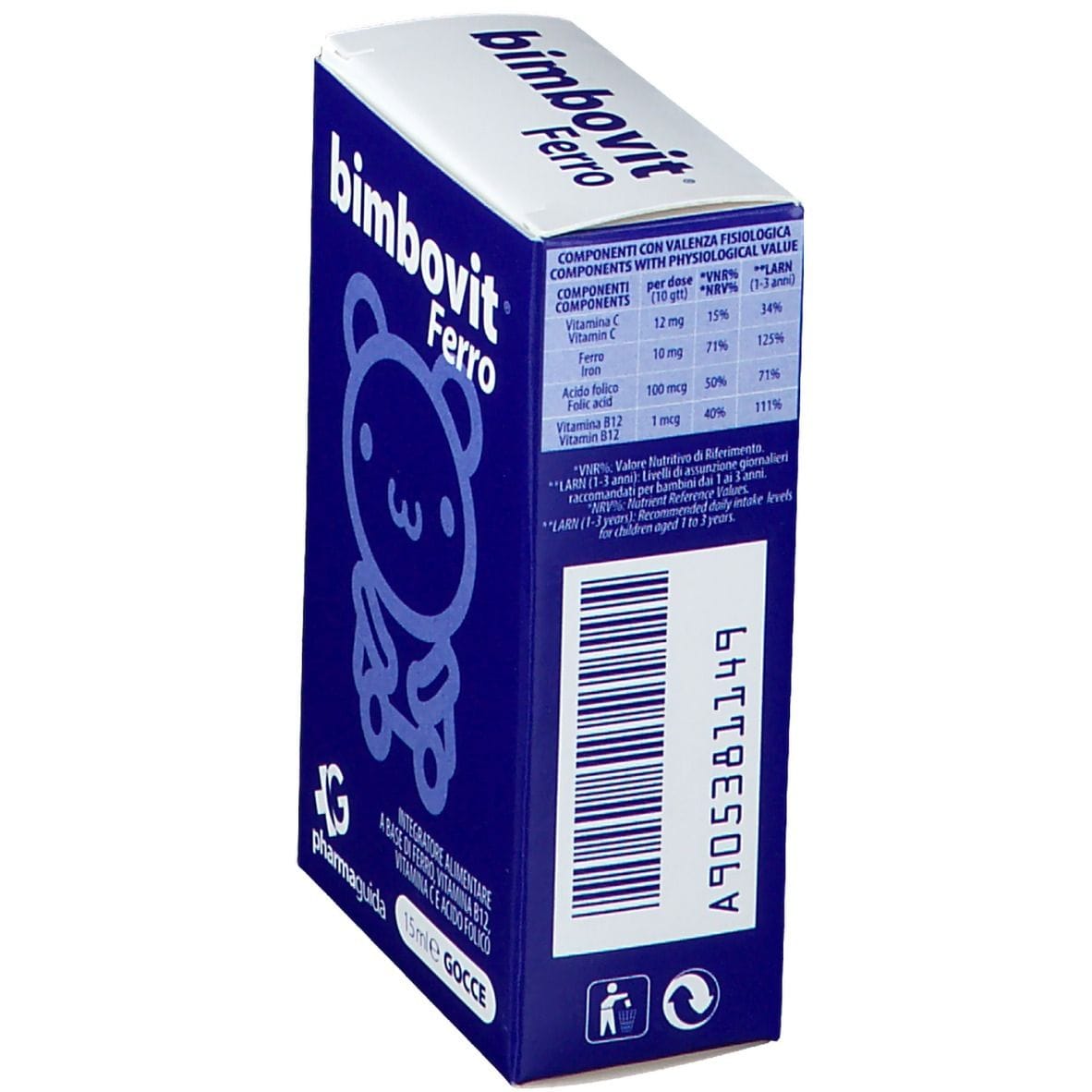 BIMBOVIT FERRO GOCCE 15 ML