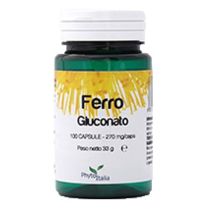 Integratore di Ferro Gluconato 13,2mg, 100 capsule