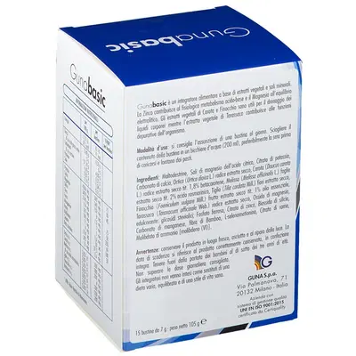 GUNABASIC POLVERE 15 BUSTINE GUNABASIC POLVERE 15 BUSTINE