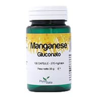 Integratore di Manganese Gluconato, 100 capsule