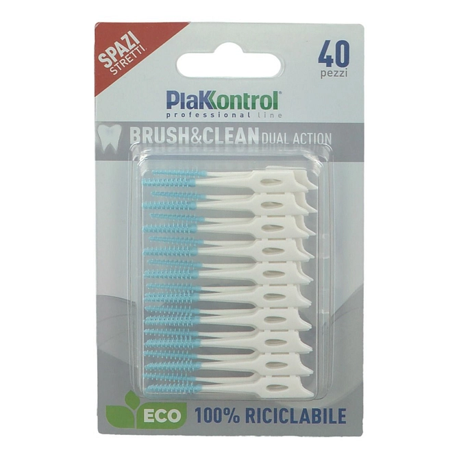 Plakkontrol Brush & Clean Scovolini Spazi Stretti 40 Pezzi