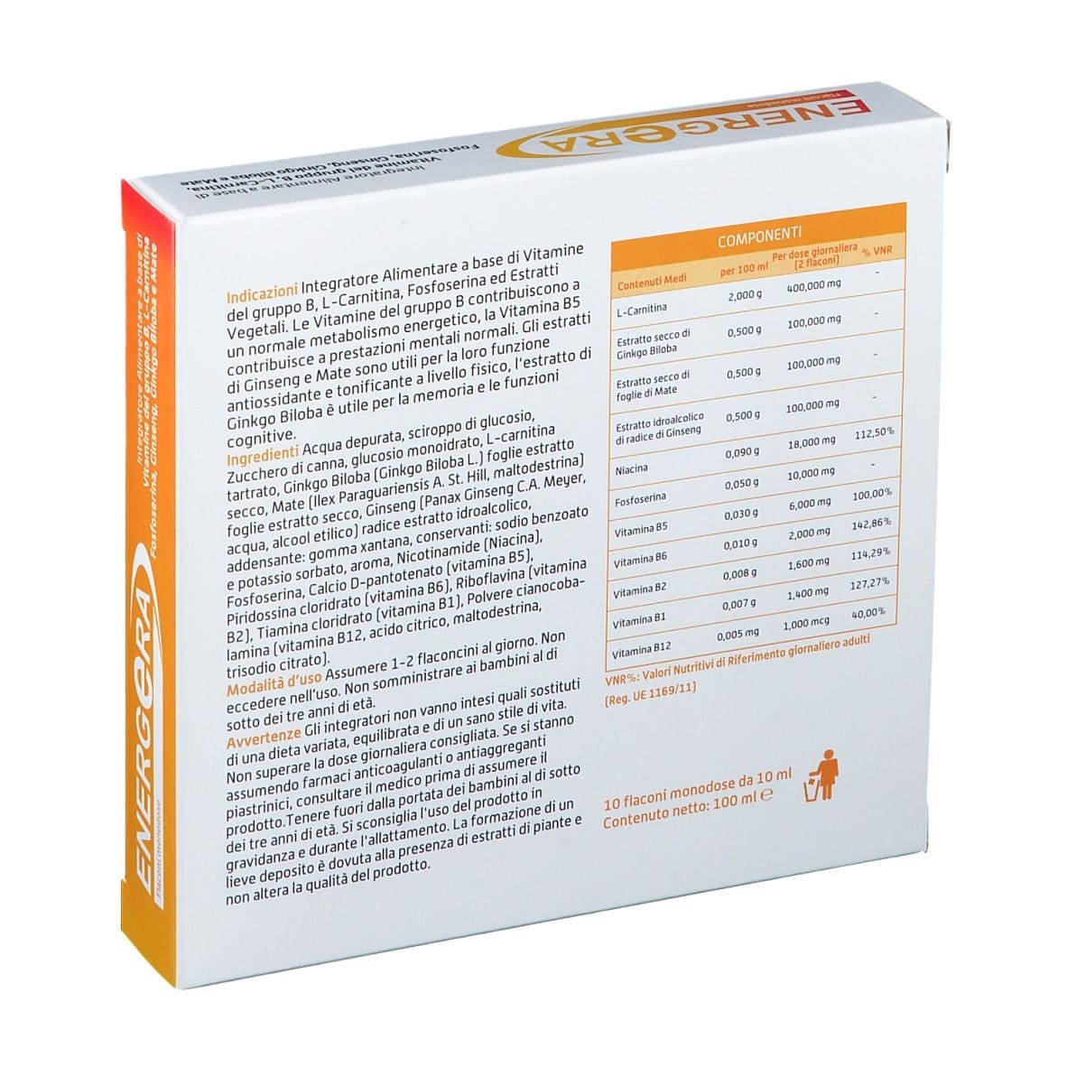 ENERGERA 10 FLACONCINI MONODOSE 10 ML