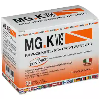 Integratore MGK VIS Magnesio e Potassio, 30 bustine