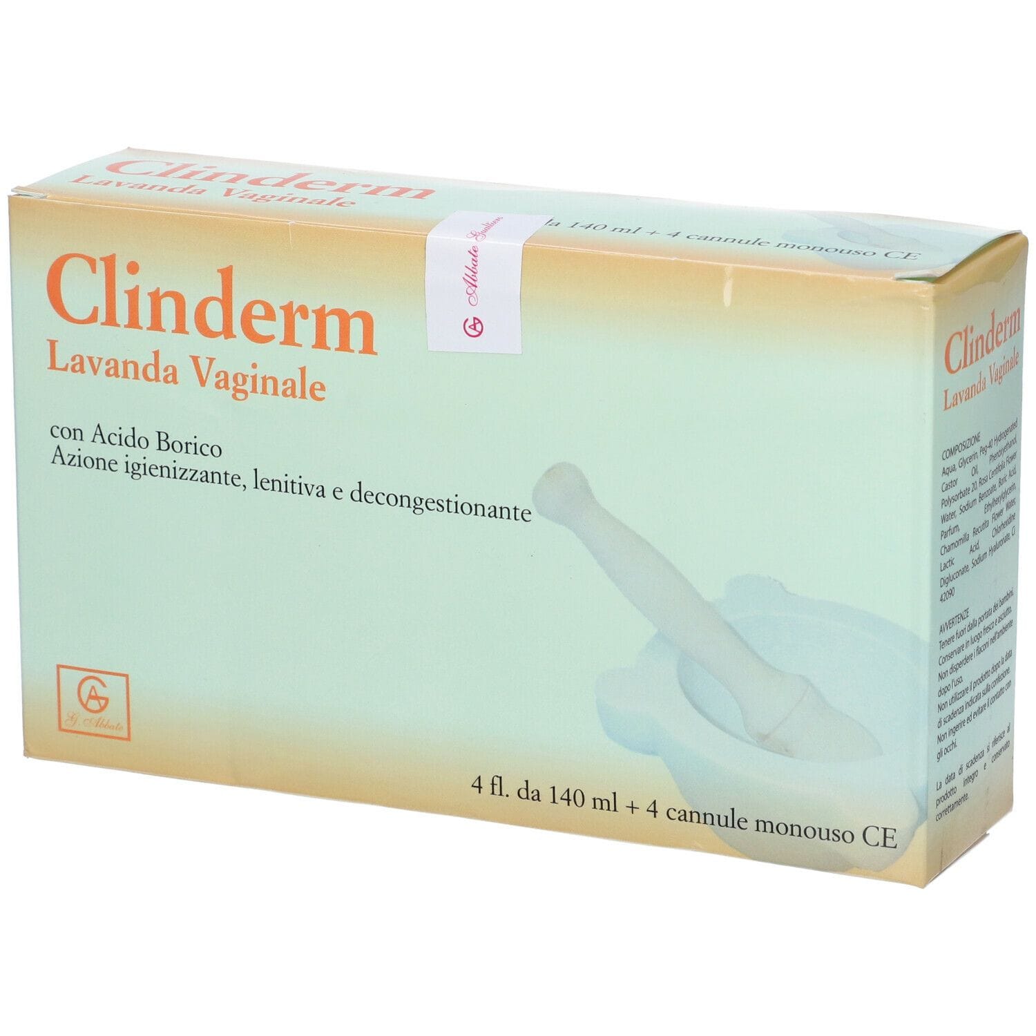 Clinderm Lavanda Vaginale 4 Flaconi 140 Ml
