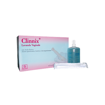 CLINNIX LAVANDA VAGINALE 4 FLACONI 140 ML + 4 CANNULE VAGINALI MONOUSO IN BLISTER