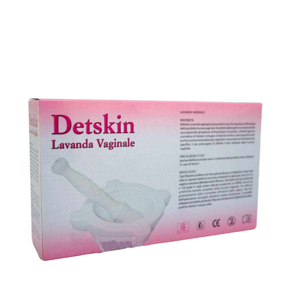 Lavanda vaginale Detskin igienizzante e lenitiva, 4x140ml