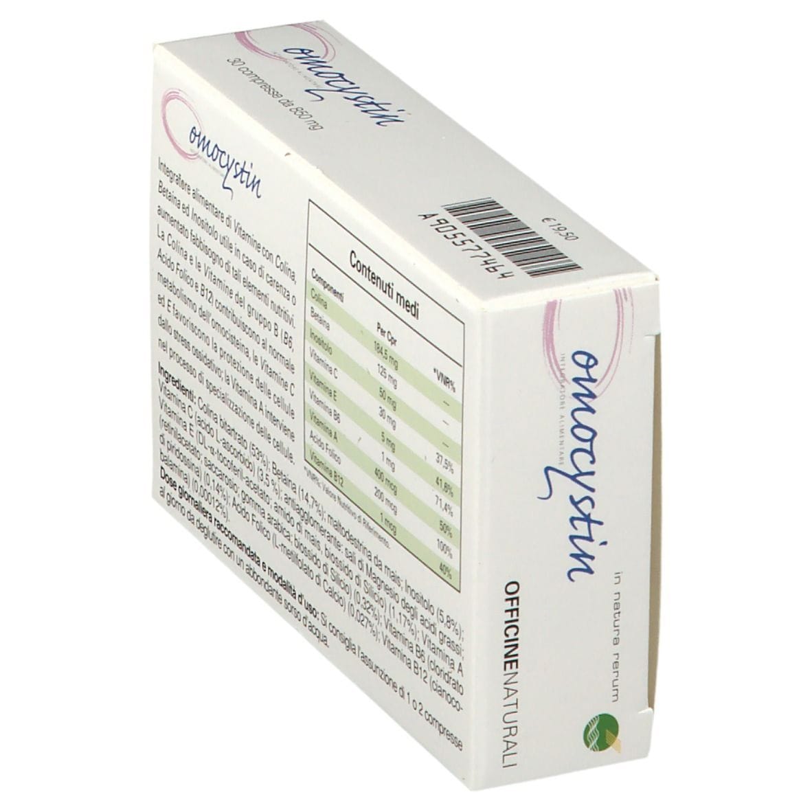 OMOCYSTIN 30 COMPRESSE 850 MG