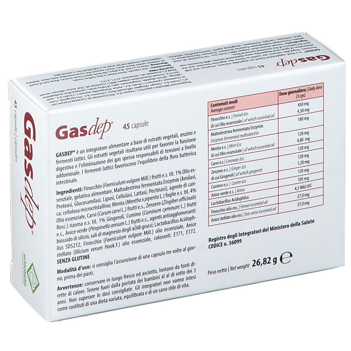 GASDEP 45 CAPSULE