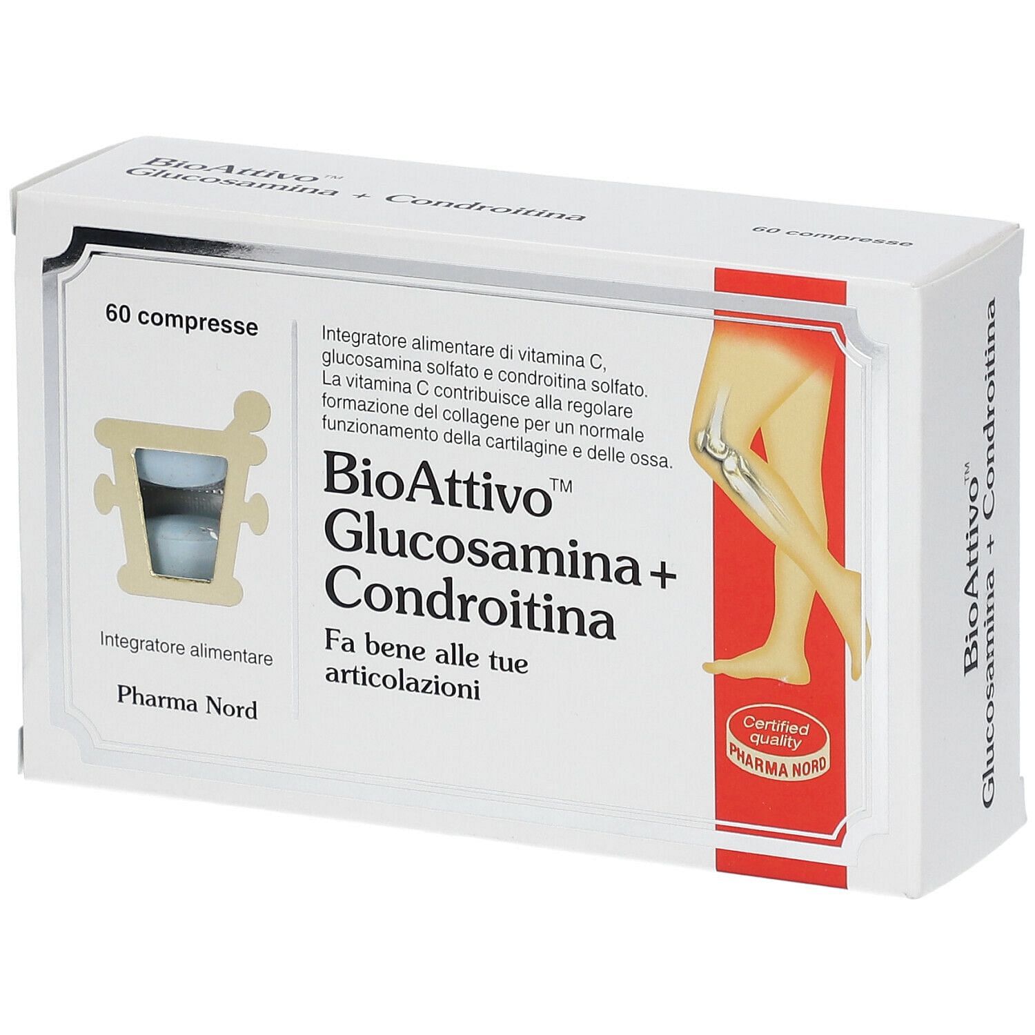 Bioattivo Glucosamina + Condroitina 60 Compresse