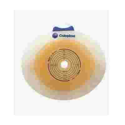 PLACCA PER ILEOSTOMIA E COLOSTOMIA SISTEMA A 2 PEZZI SENSURA CLICK FORO RITAGLIABILE 10-35MM FLANGIA 40MM 5 PEZZI