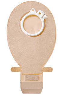 SACCA PER ILEOSTOMIA SISTEMA A 2 PEZZI SENSURA CLICK APERTA RICOPERTA IN TNT FORO 60MM CAPACITA' 420ML 30 PEZZI