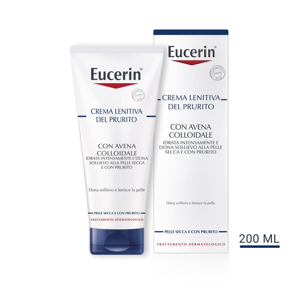 Crema Eucerin Lenitiva per Prurito e Pelle Secca 200ml