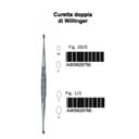 CURETTA DOPPIA DI WILLINGER FIG 1/2
