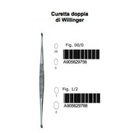 CURETTA DOPPIA DI WILLINGER FIG 1/2