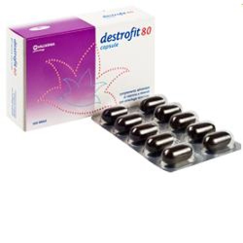 Integratore Destrofit 80 per il benessere in menopausa, 20 capsule