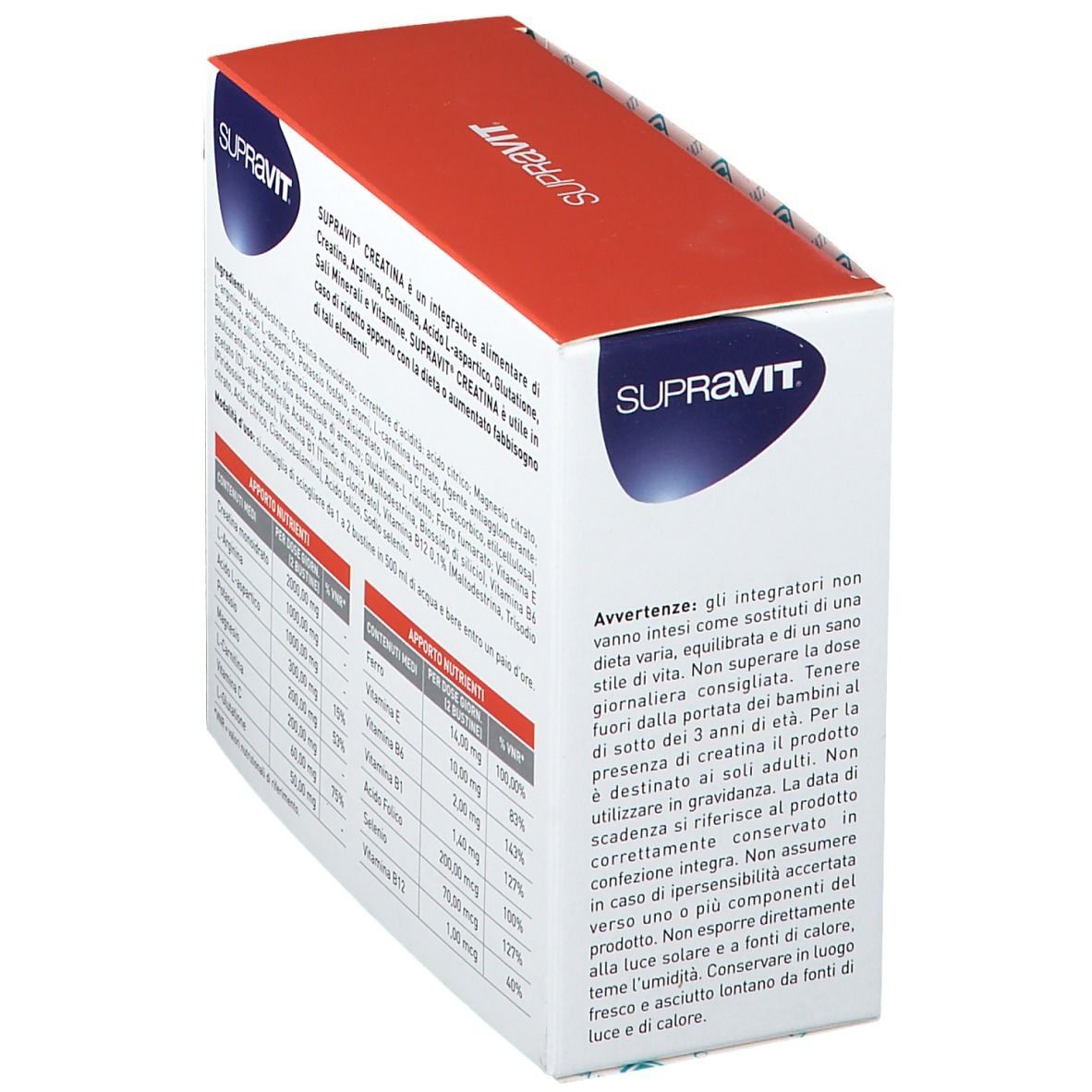 SUPRAVIT CREATINA GRANULATO 20 BUSTINE