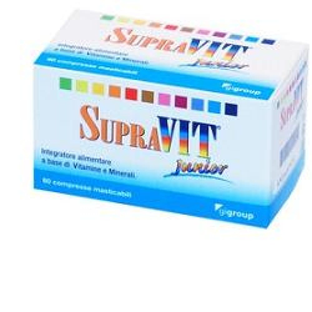 Integratore multivitaminico Supravit Junior, 60 compresse masticabili