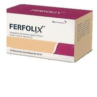 Ferfolix integratore con ferro e acido folico, 10 monodose