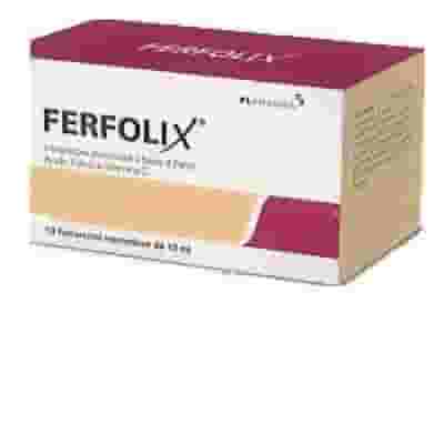 Ferfolix integratore con ferro e acido folico, 10 monodose
