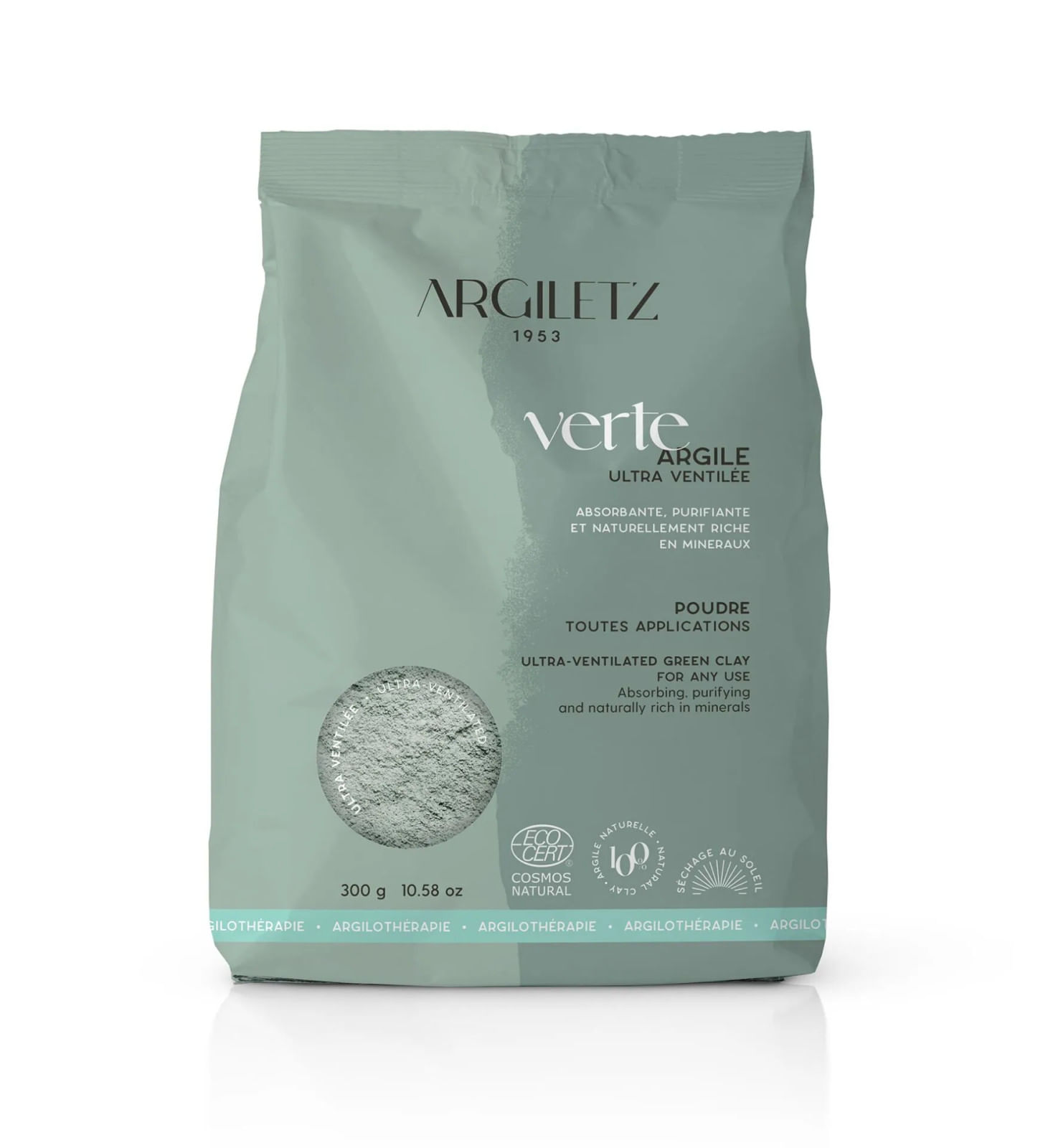 ARGILETZ ARGILLA VERDE ULTRA VENTILATA 300 G