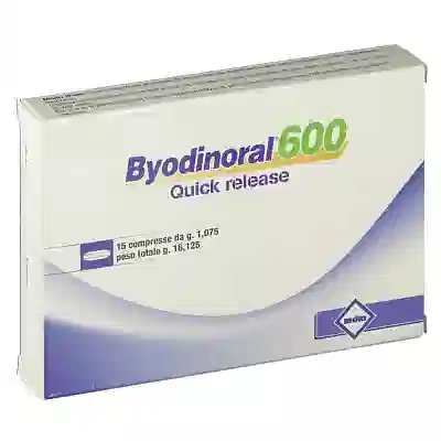BYODINORAL 600 15 COMPRESSE