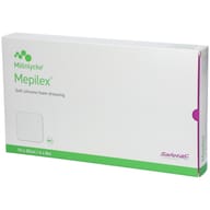 MEDICAZIONE ASSORBENTE IN SCHIUMA DI POLIURETANO MEPILEX 10X20 CM 5 PEZZI
