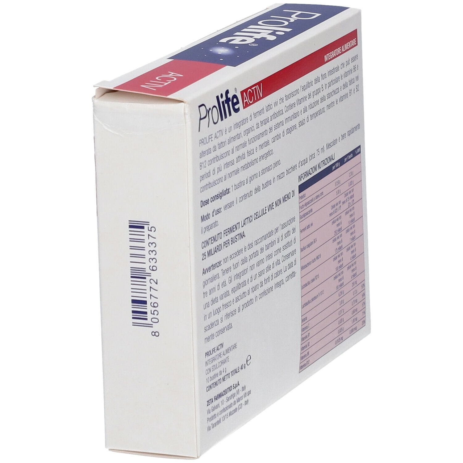 PROLIFE ACTIV 10 BUSTINE