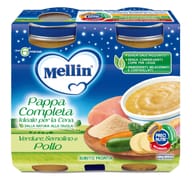 MELLIN BABY CENA COMPLETA POLLO VERDURE 2 PEZZI 200 G