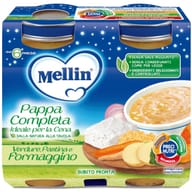 MELLIN BABY CENA COMPLETA FORMAGGINO PASTICA 2 PEZZI DA 200 G