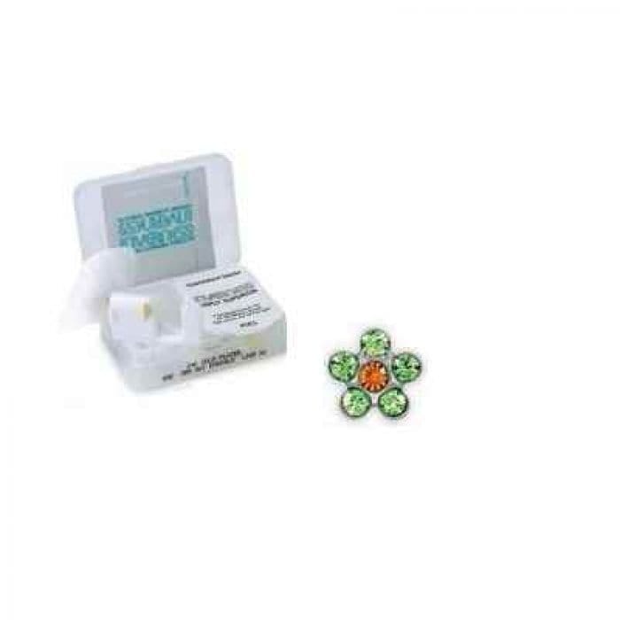 Orecchino Inverness 802 Fiore Peridoto e Topazio 5mm