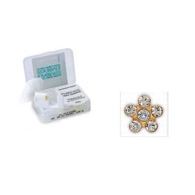 Orecchini Inverness IN805 Fiore Crystal per foratura auricolare