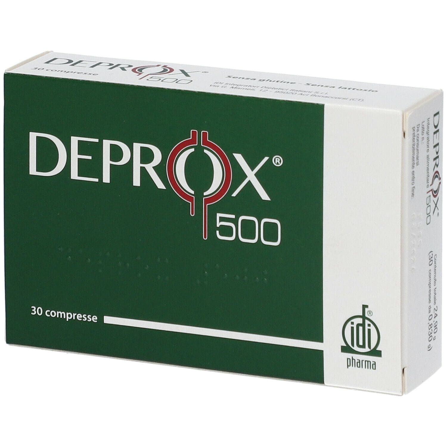 Integratore Deprox 500 per il benessere prostatico, 30 compresse
