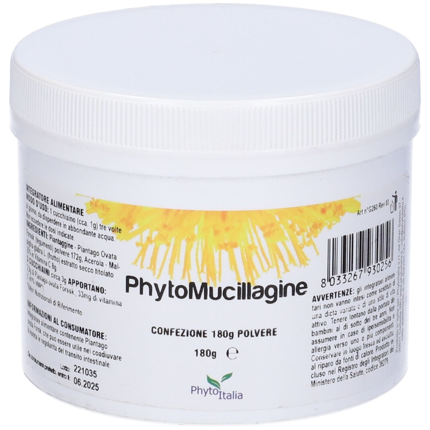PHYTOMUCILLAGINE POLVERE 180G