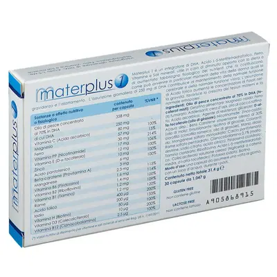 MATERPLUS 1 30 CAPSULE 1,47 G MATERPLUS 1 30 CAPSULE 1,47 G